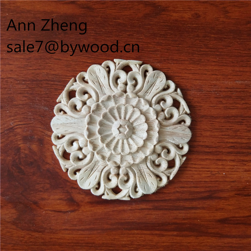 antique wood furniture decals wood round carving applique