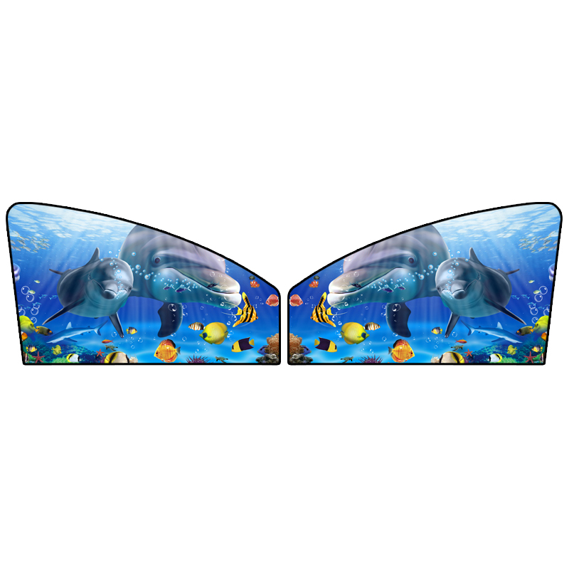 4 pack full set  magnetic car window curtain sunshade