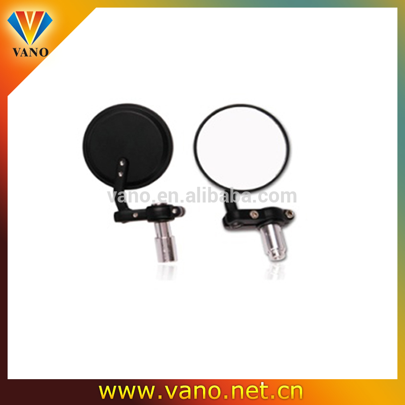 Cheap Universal Motorcycle Rear View Side Mirror Black Bar End Mirrors