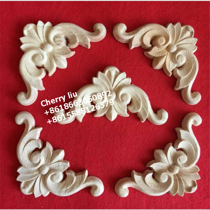 decorative antique furniture wood appliques and wood onlays