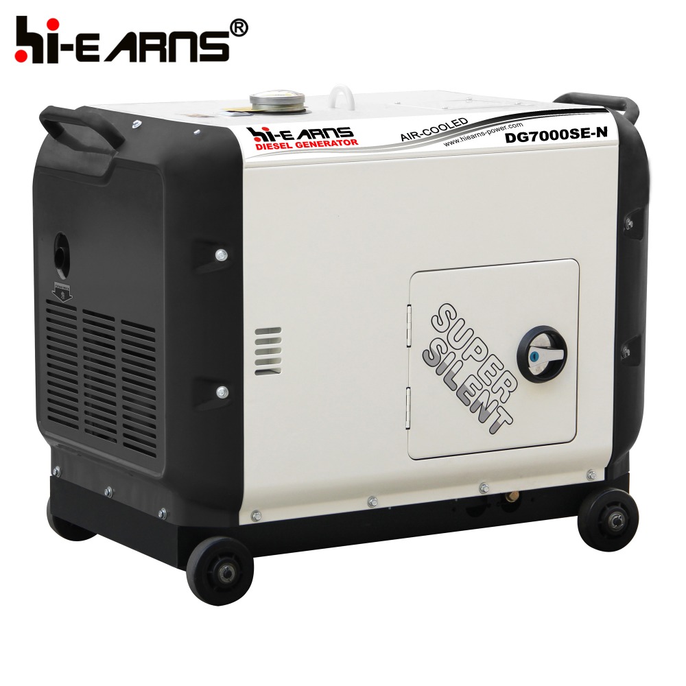 5KW Super silent air cooled electric start diesel generator