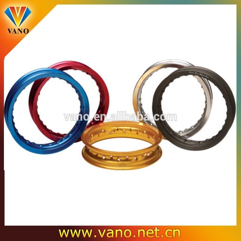 Cheap Colorful Red Blue Gold Black 16 Motorcycle Alloy Rim