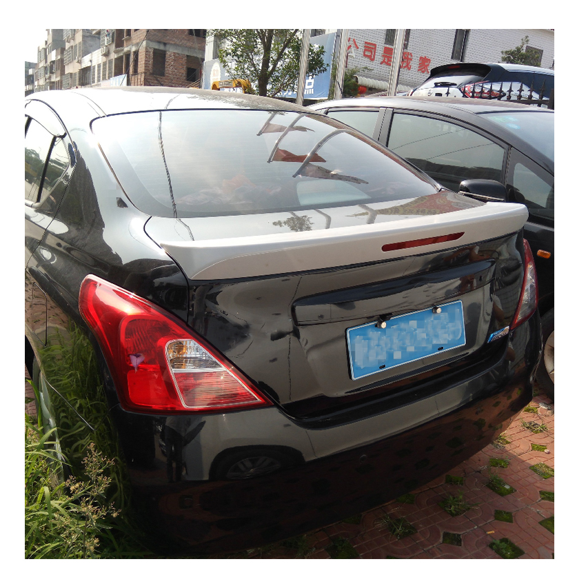 Car Body Trunk Rear Roof Lip Spoiler Wing Trim Mould Sticker