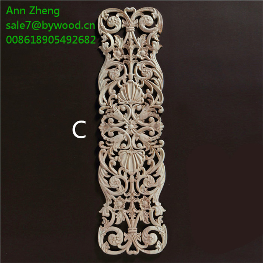 furniture decal classic wood DIY carved mouldings applique onlay