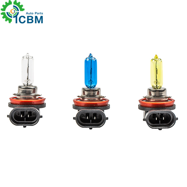 H9 auto lamp 12v100w car white blue yellow bulb 55w halogen bulb h9