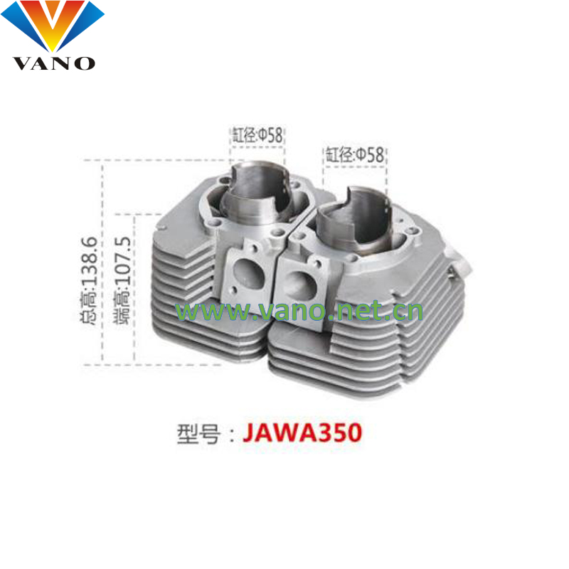 dual cylinder JAWA 350 motorcycle cylinder kit