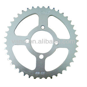 AX100 42 Tooth Motorcycle Rear Sprocket 45 # Steel
