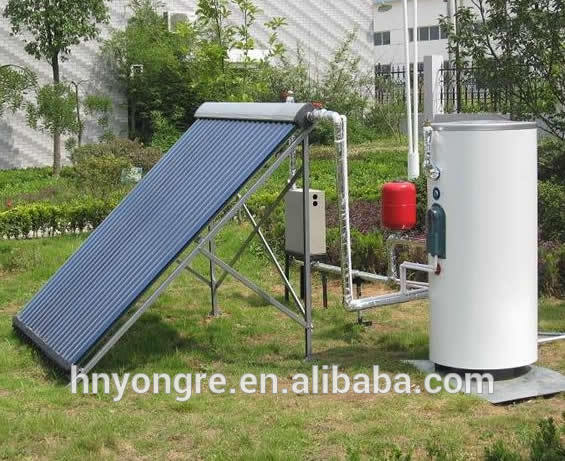 split pressurized solar water heater/home application/200Liters