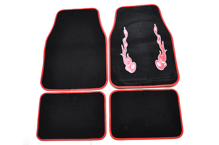 Car floor foot mat heel pad