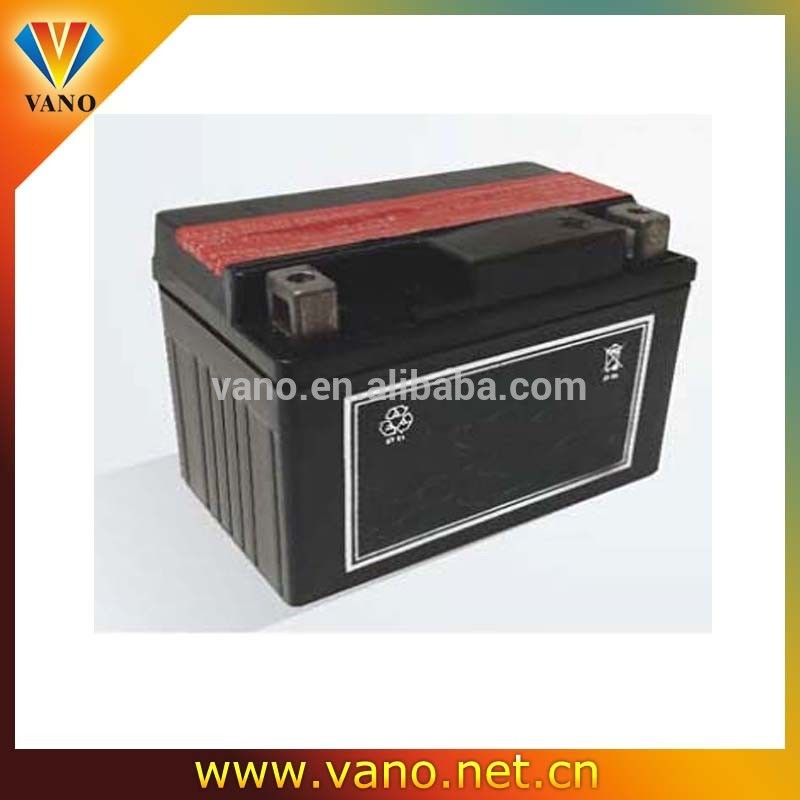 high current performance 150*86*105 YTX9-BS 12v 7ah motorcycle battery