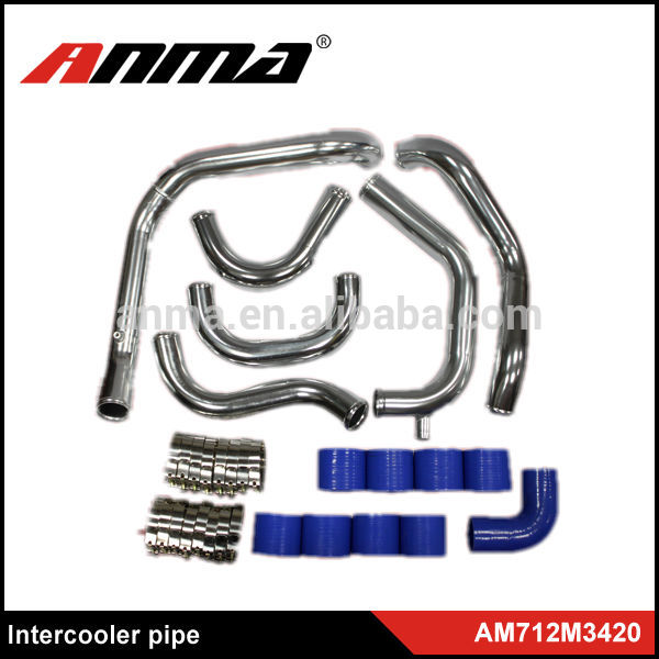 high performance aluminum intercooler kits for car & intake kits