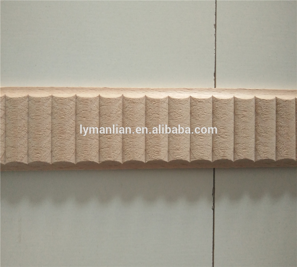 White oak Embossed Mouldings decorative mouldings solid carved wood mouldings