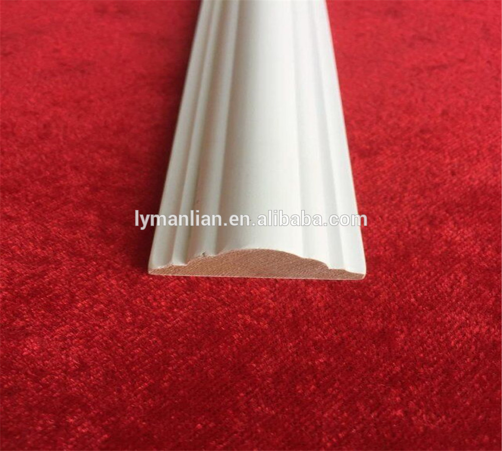 plaiste Primed Pine Flat Dado Rail wood moulding