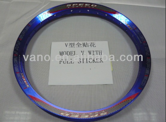 quality guarantee V steel wheel rim for motorcycle