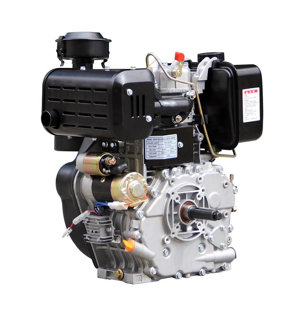 Self produced air-cooled single cylinder 13hp diesel engine