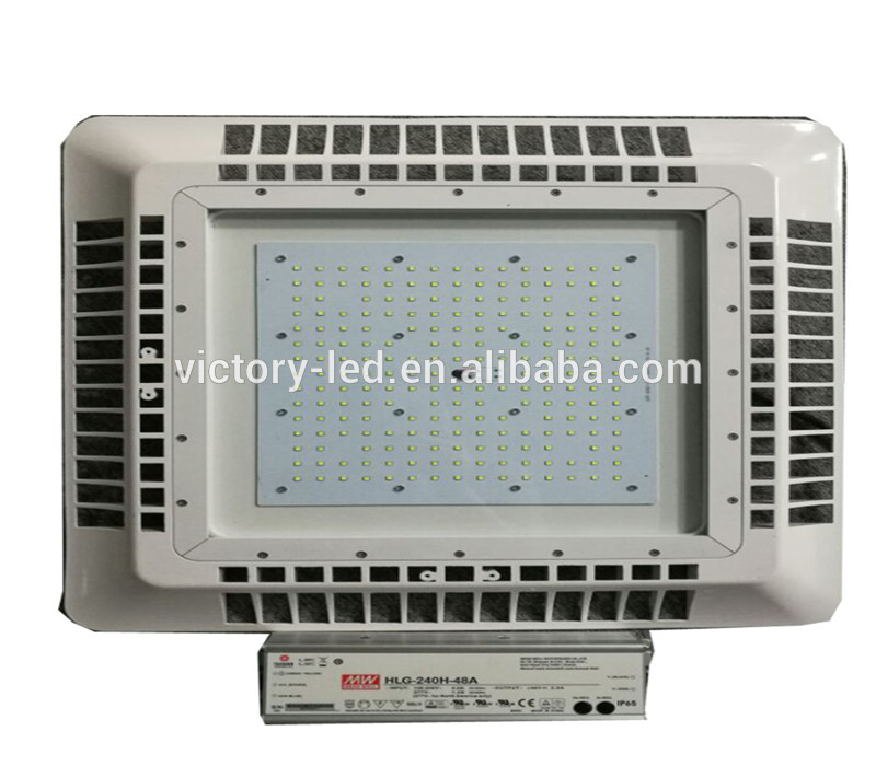 least cost of gas station canopy, 100w 150w 200w UL led canopy lights, IP65 outdoor led canopy light