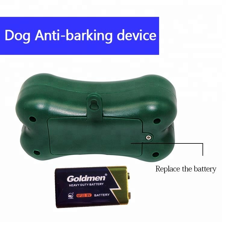 RC-518 Dog Anti-barking Device Repeller Battery Replaceable Indoor Yard Garden Use Hanging On