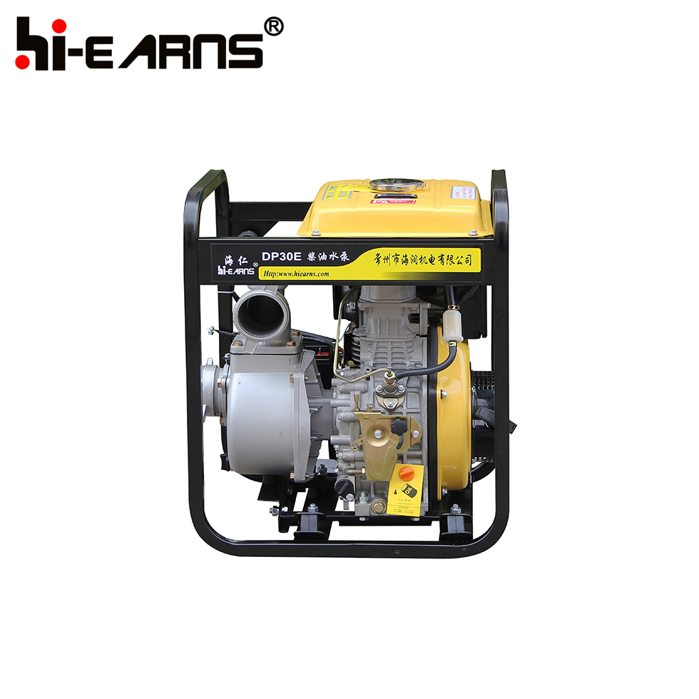 DP30E 3inch diesel water pump 6hp engine bigger fuel tank