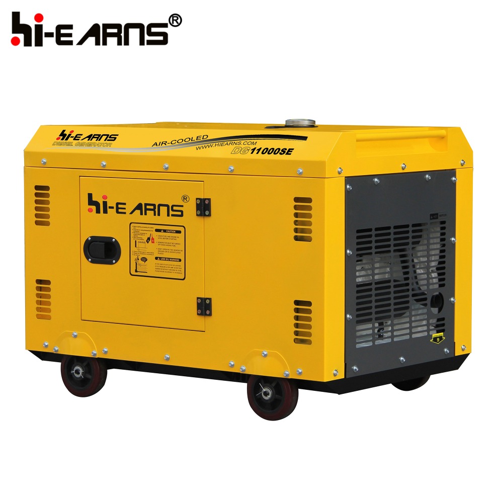 8KW strong green power silent electric generator