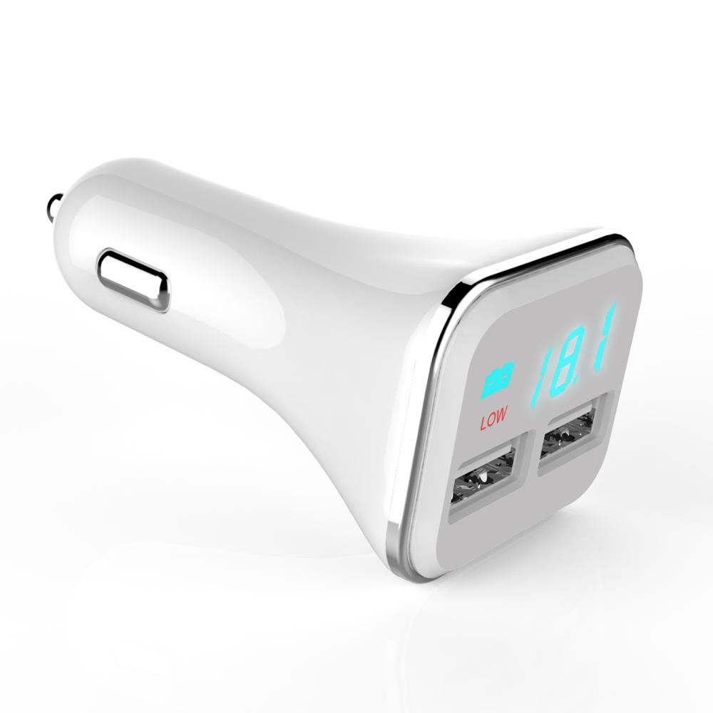 LED Car Charger With 2 USB Ports Universal for Cars