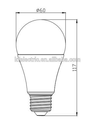 Aluminum+plastic heat sink pc cover 12V/230V 3w 5w 7w 9w 12w led bulb e26 e27 b22 e14 base high quality lamp