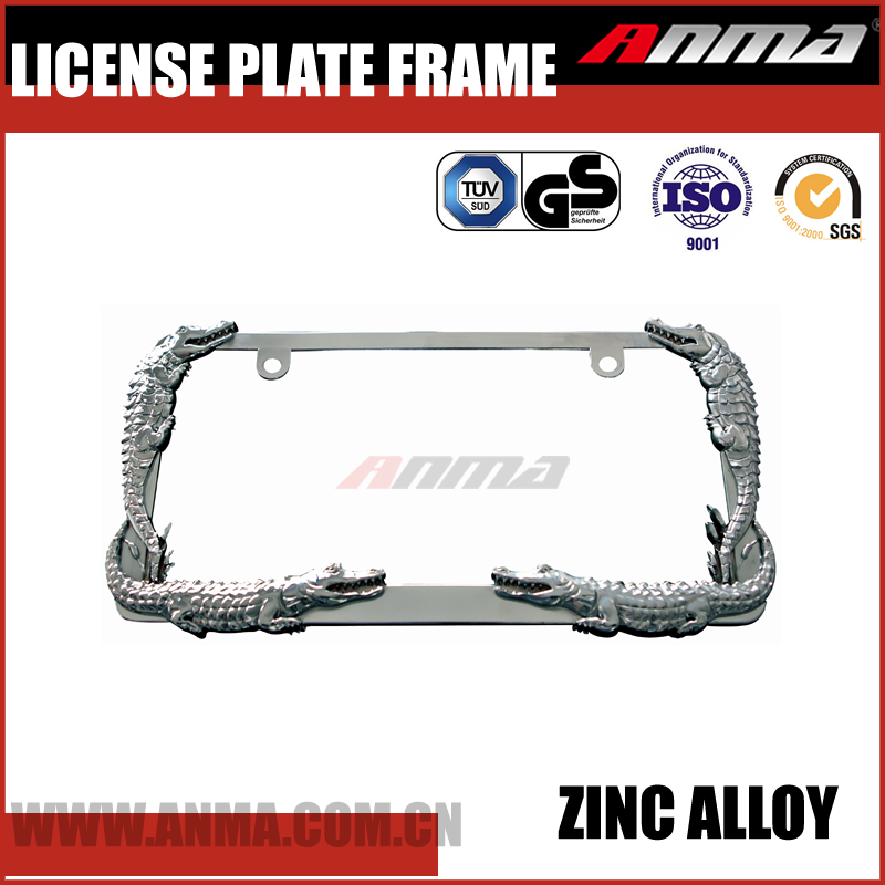 scrolling led carbon fiber license plate frame