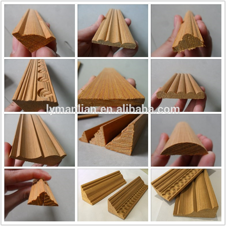 Recon Teak Wood Moulding Plain Beading