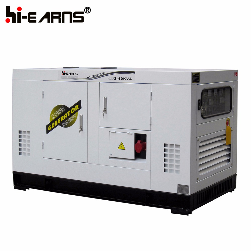 water cooled silent 10 kva diesel generator GF2-10KVA