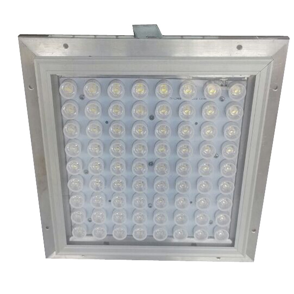 Lens recessed canopy LED light 110LM/W LED canopy light for gas station, 120W LED canopy light low price