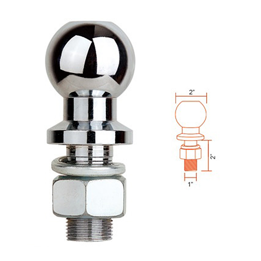 Metal fabrication towing trailer hitch ball