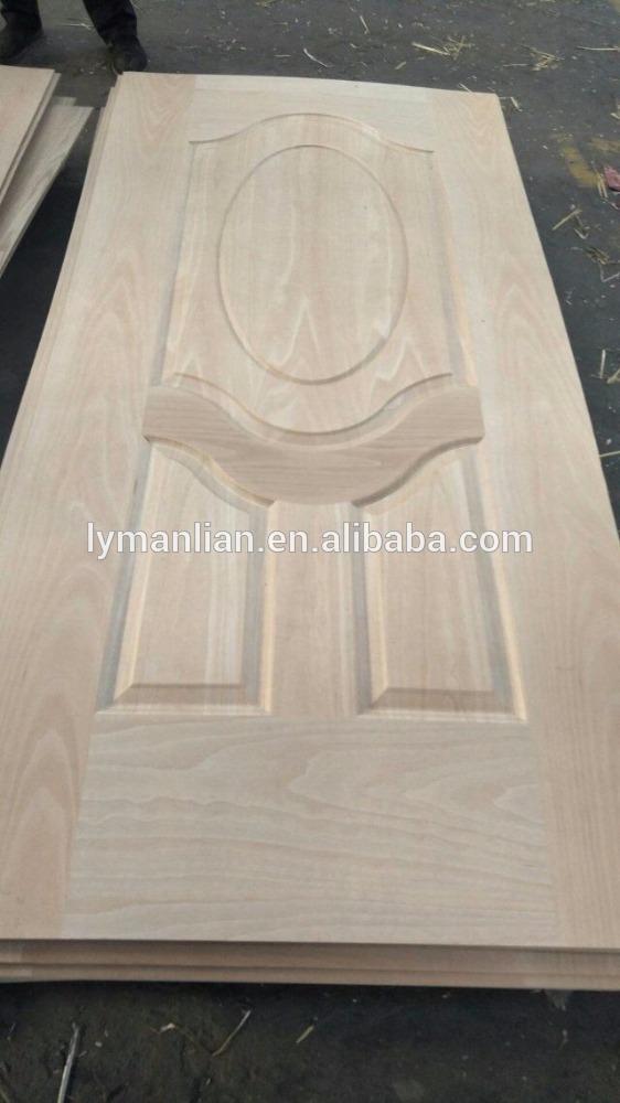 Main gate wood design door board natural logs walnut gate skin