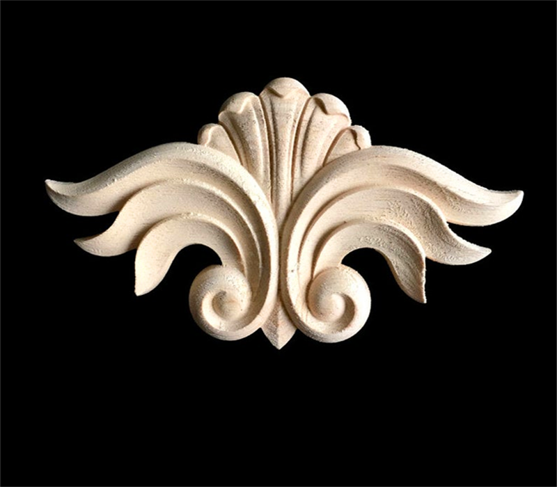 Chinese Wood Carving Furniture Appliques Rosette Crafts