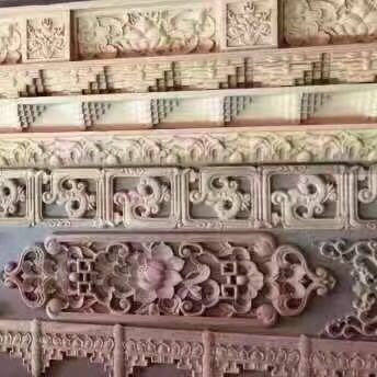 Home decorations hand carving wood onlays