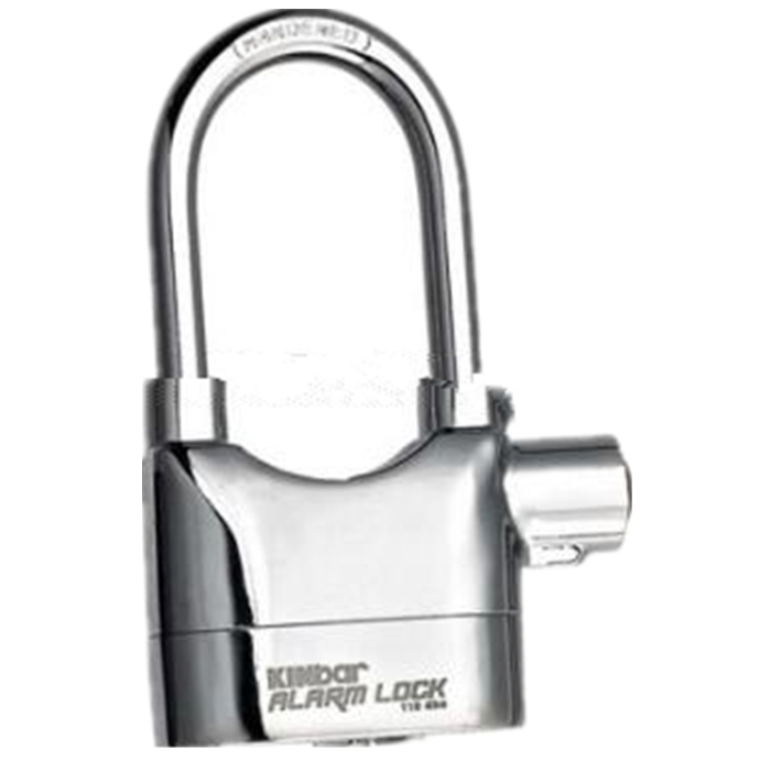Hot brand bike siren lock alarm with longer shackle 126mm 110 decibel