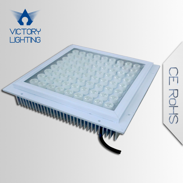 120W Ip65 Recessed 13200Lm Led Canopy Light For Gas Station With Factory Driver