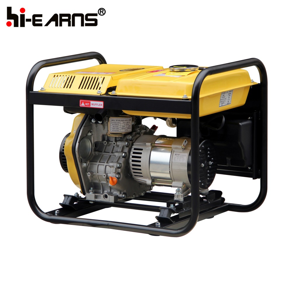 2KW Low Oil Fuel Consumption Diesel Generator For Sale