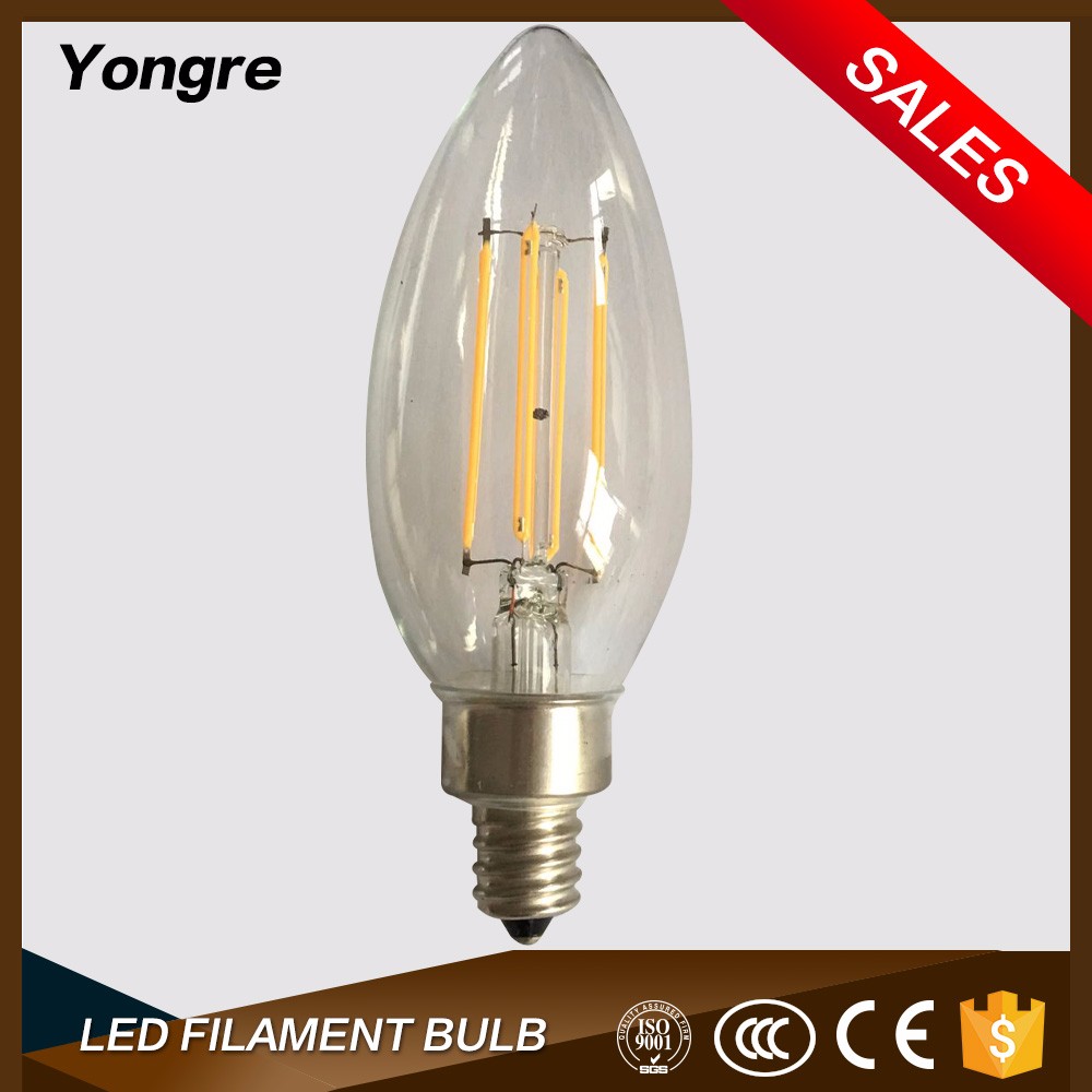 2017 CE ROHS 220V Dimmable candelabra 120 bulb led C35 e14 in china