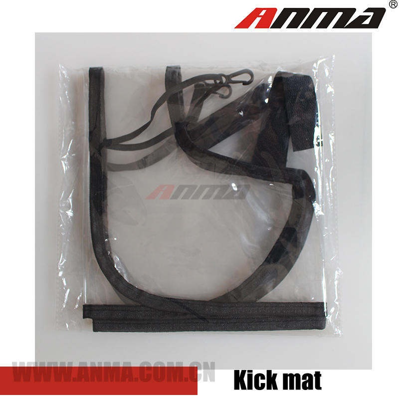 Car kick mats with organizer back seat protector