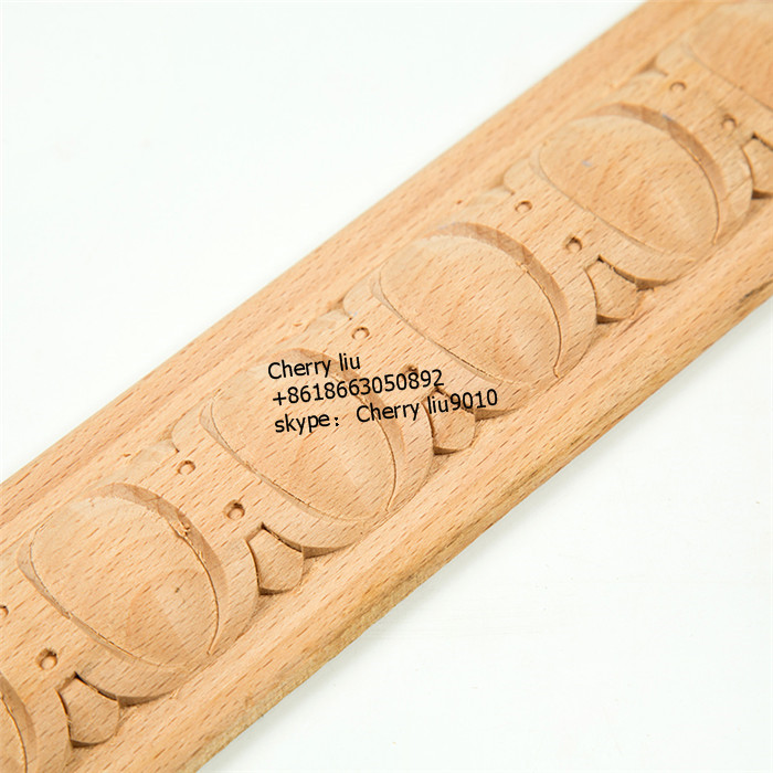Decorative Carved Steam Beech Wood Cornice Crown Wall Moulding