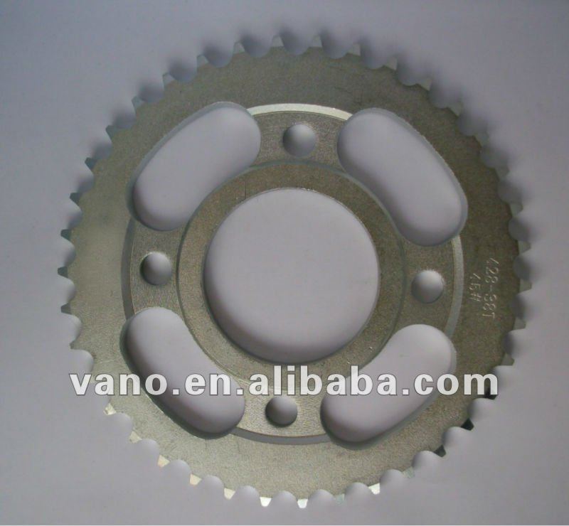 Top quality Motorcycle sprocket bicycle sprocket sizes CG125