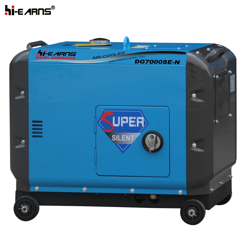 New super silent canopy 5KW diesel generator 10 hp generator