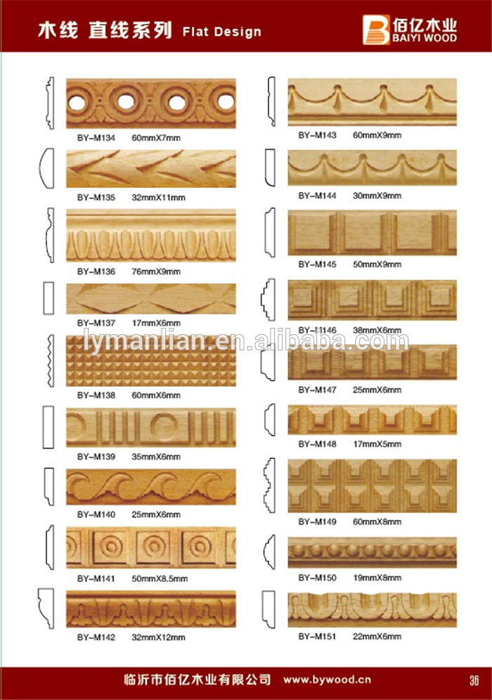 decorative carved wood moulding wall corner edging