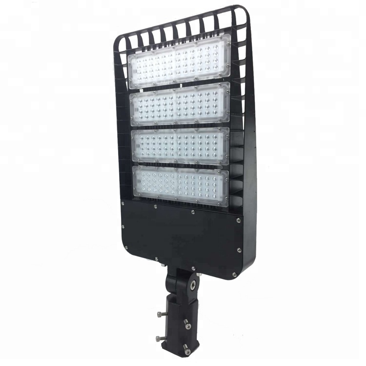 Led shoebox street light 150w 300w photocell sensor available led parking lot lighting led shoebox light