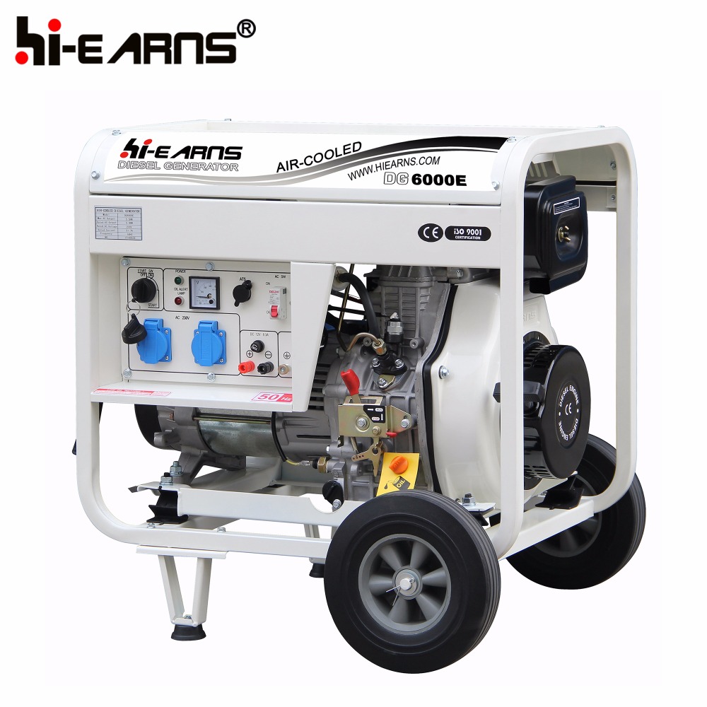 china supplier 5-10KW air cooled diesel generator set