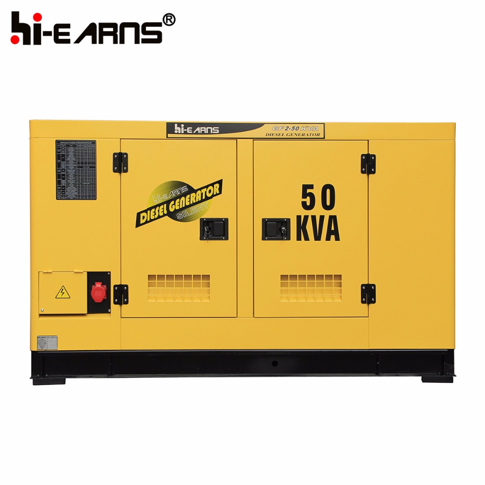 40KW 50 KVA Water cooled silent type diesel generator set GF2-50KVA