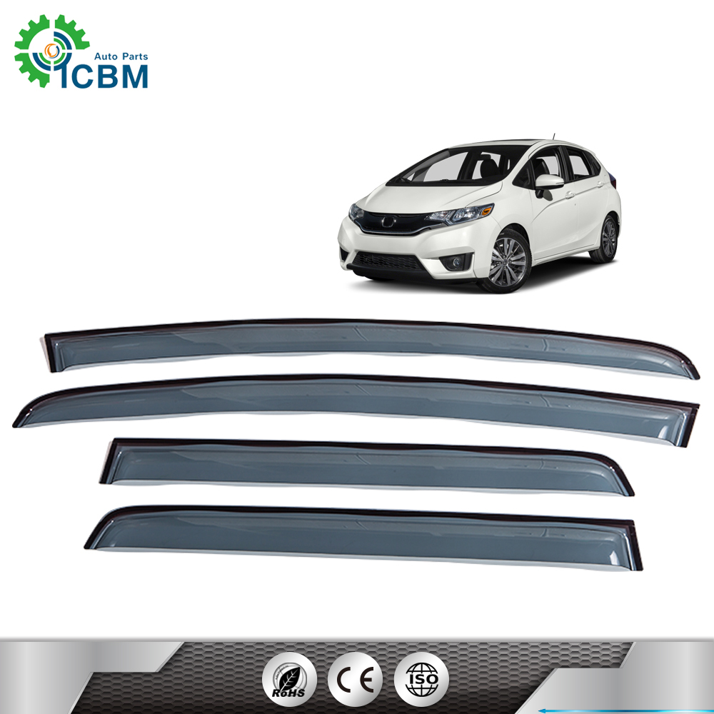 car accessories FIT WEATHER SHIELD LIGHT SMOKE WINDOW DOOR VISOR For RAIN GUARD DEFLECTORS