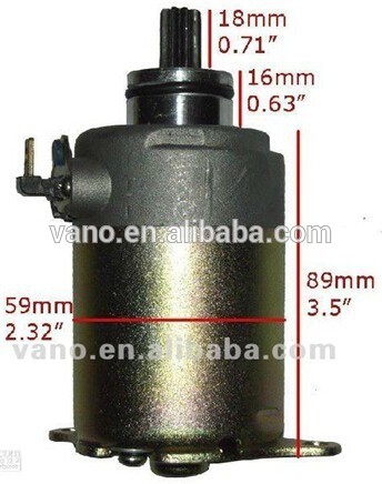 GY6-150CC Motorcycle Electric Starter Motor