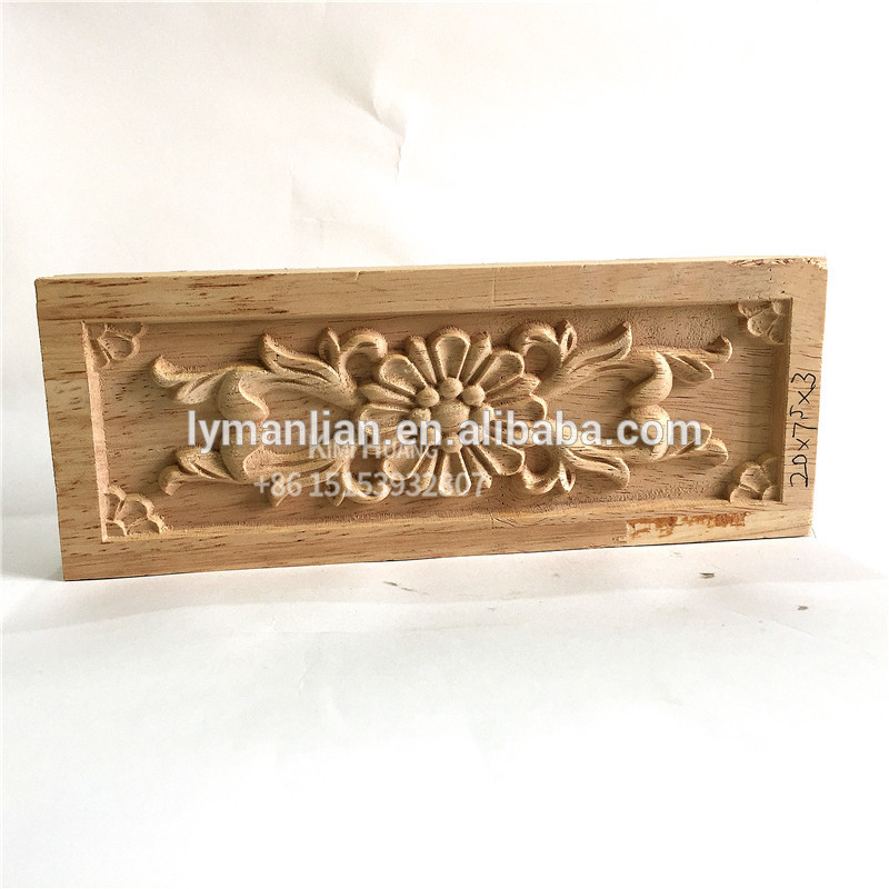 Cabinet carved CNC wood corbels manufacturer scroll onlays and rosettes