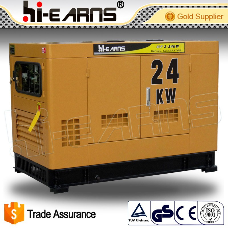 Water-cooled AC three phase Chinese Quanchai 24KW diesel generator