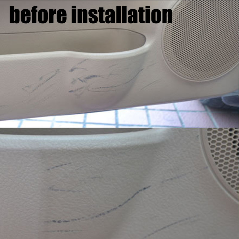 Embroidery Well tailored car door protect mat